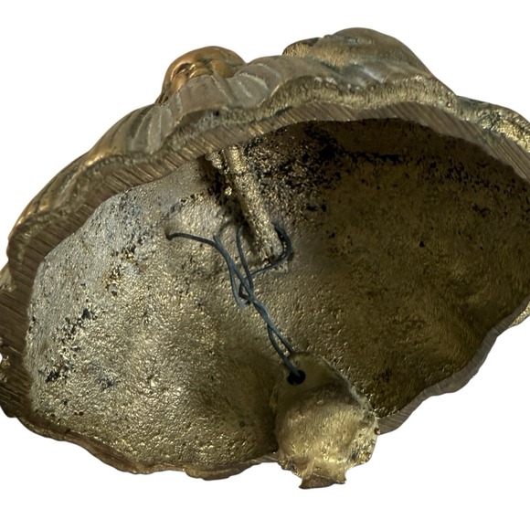 Vintage Brass Southern Belle Bell Cast Metal w/ Clapper Hoop‎ Skirt Figurine - Picture 4 of 7